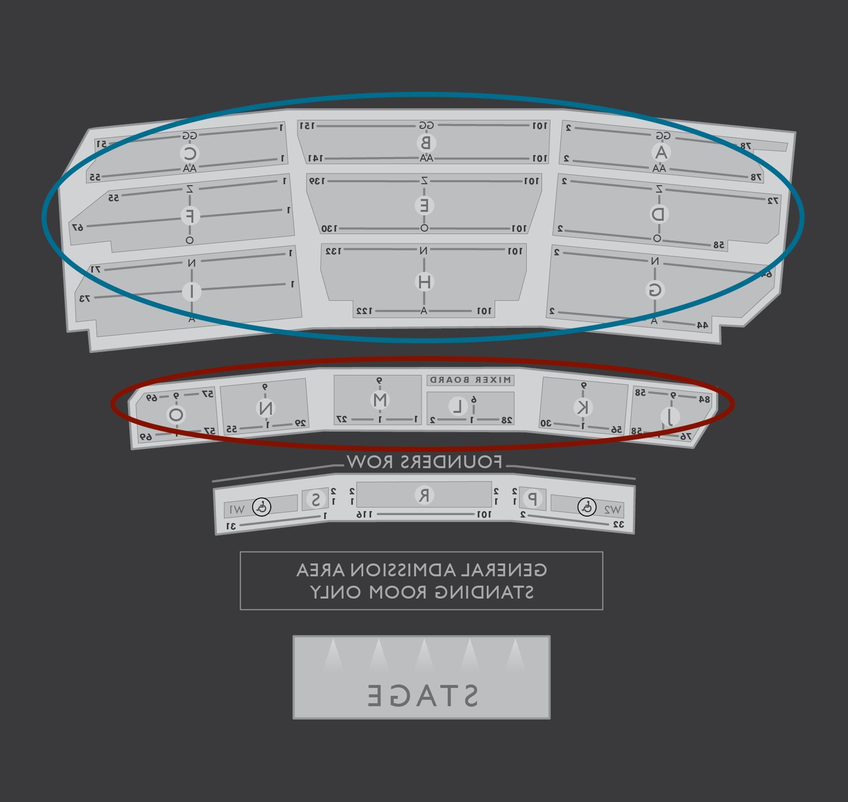 Bowl Seating Chart