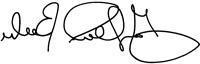 President Beebe's Signature